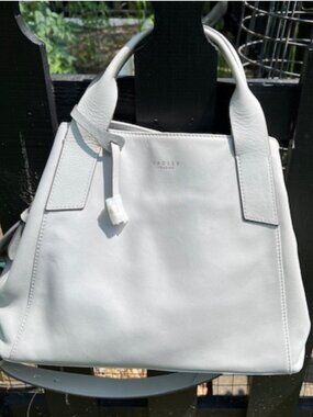 Radley London Womens Baylis Road Multiway Top Handle Leather Handbag, Gray